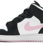 Tênis Air Jordan 1 Mid GS White Light Arctic Pink