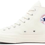 Tênis Comme des Garçons x Chuck Taylor All Star Hi Milk
