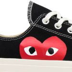 Tênis Comme des Garçons Play x Chuck 70 Low Black White