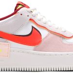 Tênis Nike Air Force 1 Shadow Team Red Orange Pearl