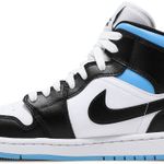 Tênis  Air Jordan 1 Mid University Blue