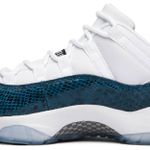 Tênis Air Jordan 11 Retro Low Navy Snakeskin 2019