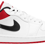 Tênis Air Jordan 1 Low White Univeristy Red