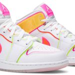 Tênis Air Jordan 1 Mid SE GS Edge Glow