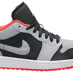 Tênis Air Jordan 1 Low Wolf Grey Infrared