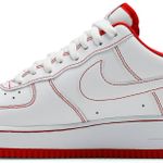 Tênis Nike Air Force 1 '07 Contrast Stitch - White University Red