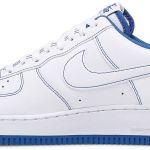 Tênis Nike Air Force 1 '07 Contrast Stitch - White Game Royal