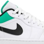 Tênis Air Jordan 1 Low White Lucky Green