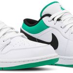 Tênis Air Jordan 1 Low White Lucky Green