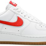 Tênis Nike Air Force 1 Low White Chile Red