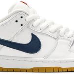 Tênis Nike Dunk Low Pro ISO SB Orange Label - White Navy