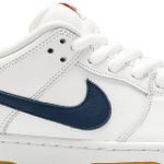 Tênis Nike Dunk Low Pro ISO SB Orange Label - White Navy
