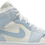 Tênis  Air Jordan 1 Mid SE Sail Light Blue