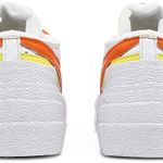Tênis Nike Sacai x Blazer Low Magma Orange