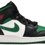 Tênis Air Jordan 1 Mid GS Black Pine Green