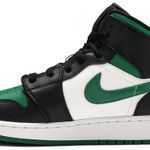 Tênis Air Jordan 1 Mid GS Black Pine Green