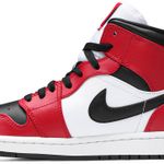 Tênis Air Jordan 1 Mid Chicago Black Toe