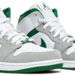 Tênis  Air Jordan 1 Mid SE Grey Pine Green