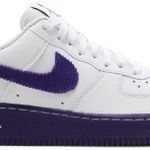 Tênis Nike Air Force 1 '07 EMB LV8 White Court Purple