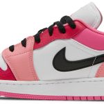 Tênis Air Jordan 1 Low GS White Pinksicle