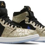 Tênis Air Jordan 1 Zoom Comfort Gold Laser