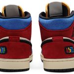 Tênis Blue The Great x Air Jordan 1 Mid Fearless