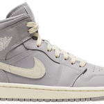 Tênis Air Jordan 1 Mid Grey Light Bone