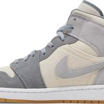Tênis Air Jordan 1 Mid SE Coconut Milk Particle Grey
