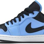 Tênis Air Jordan 1 Low University Blue Black