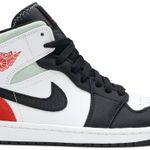Tênis Air Jordan 1 Mid SE Red Black Toe