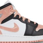 Tênis  Air Jordan 1 Mid White Light Madder Root