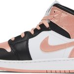 Tênis  Air Jordan 1 Mid White Light Madder Root