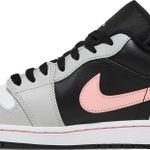 Tênis Air Jordan 1 Low Grey Fog Bleached Coral