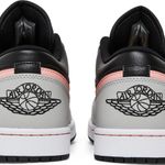 Tênis Air Jordan 1 Low Grey Fog Bleached Coral