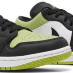 Tênis Air Jordan 1 Low Vivid Green Snakeskin