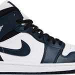 Tênis  Air Jordan 1 Mid Armory Navy