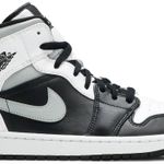 Tênis Air Jordan 1 Mid White Shadow