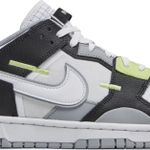 Tênis Nike Dunk Scrap Wolf Grey Light Lemon Twist