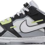 Tênis Nike Dunk Scrap Wolf Grey Light Lemon Twist