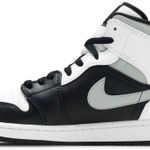 Tênis Air Jordan 1 Mid White Shadow