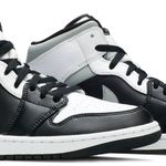 Tênis Air Jordan 1 Mid White Shadow