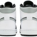 Tênis Air Jordan 1 Mid White Shadow
