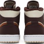 Tênis Air Jordan 1 Mid SE Cream Dark Chocolate