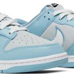 Tênis Nike Dunk Low Fleece Swoosh - Light Blue