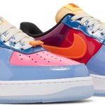 Tênis Nike Undefeated x Air Force 1 Low Total Orange