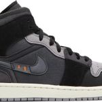 Tênis Air Jordan 1 Mid SE Craft Inside Out - Black