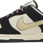 Tênis Nike Dunk Low LX Black Suede