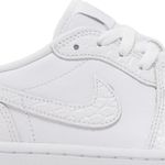 Tênis Air Jordan 1 Low SE White Crocodile