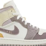 Tênis Air Jordan 1 Mid SE Craft Inside Out - Taupe Haze