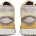 Tênis Air Jordan 1 Mid SE Craft Inside Out - Taupe Haze